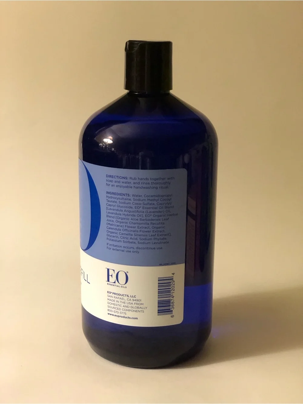 EO Hand Soap Refill in Calming French Lavender, 32 Fl Oz
